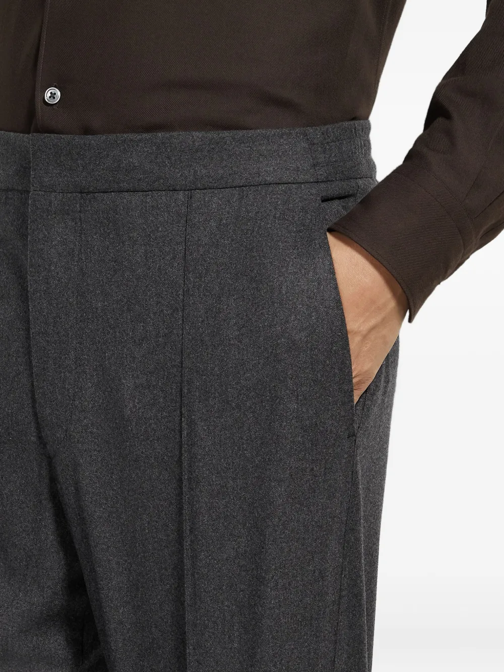 Zegna Wollen pantalon Grijs