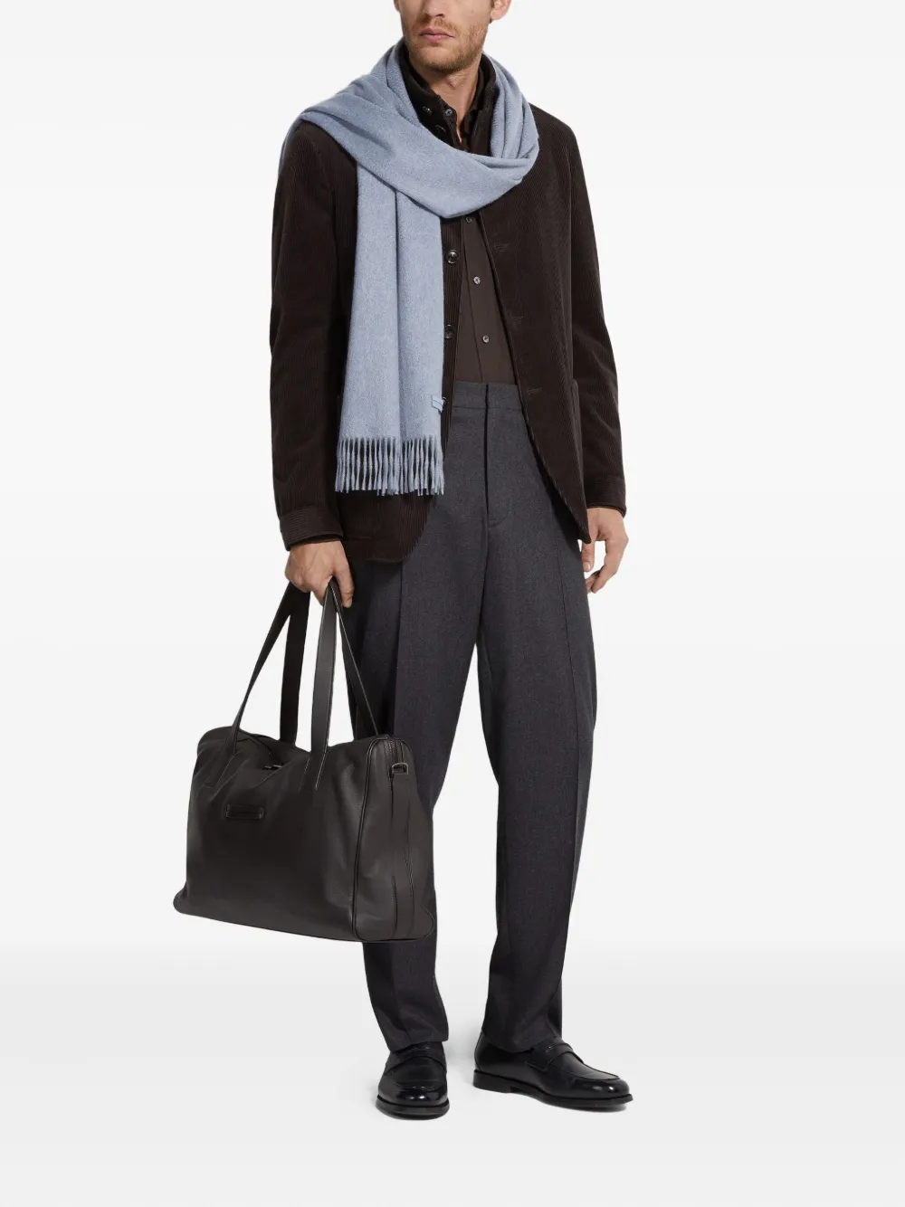 Zegna Wollen pantalon - Grijs