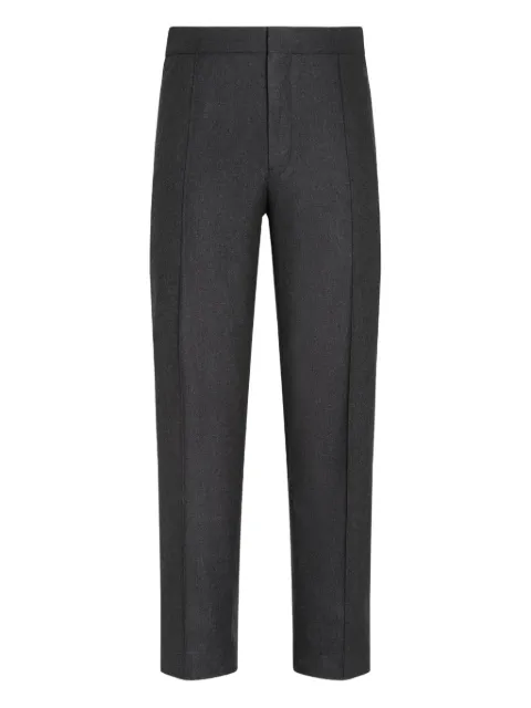 Zegna wool-blend tapered trousers