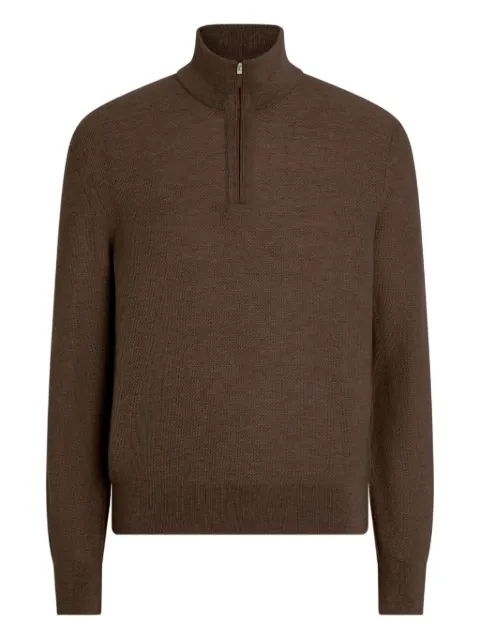 Zegna half-zip cashmere sweater