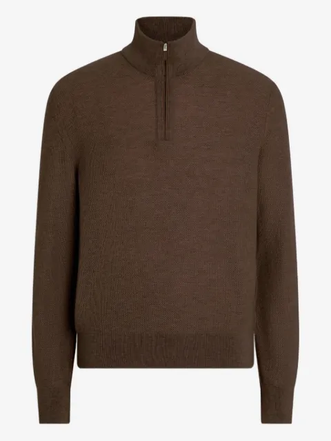 Zegna half-zip cashmere sweater