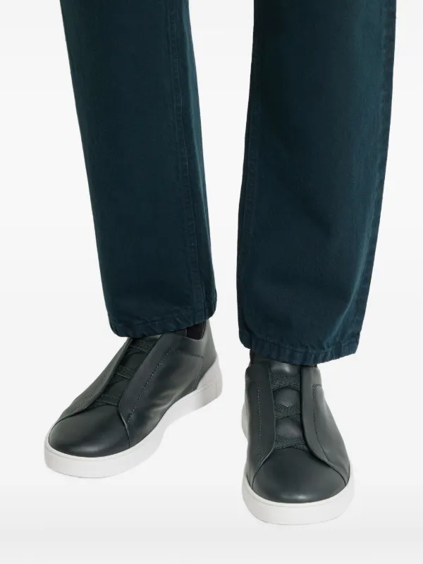 なおさま専用　TRIPLE STITCH™ SECONDSKIN スニーカー Black Triple Stitch™ SECONDSKIN Sneakers FW25 22325372 | Zegna US