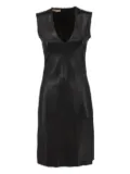 Prada Pre-Owned 2009 leather dress - Black