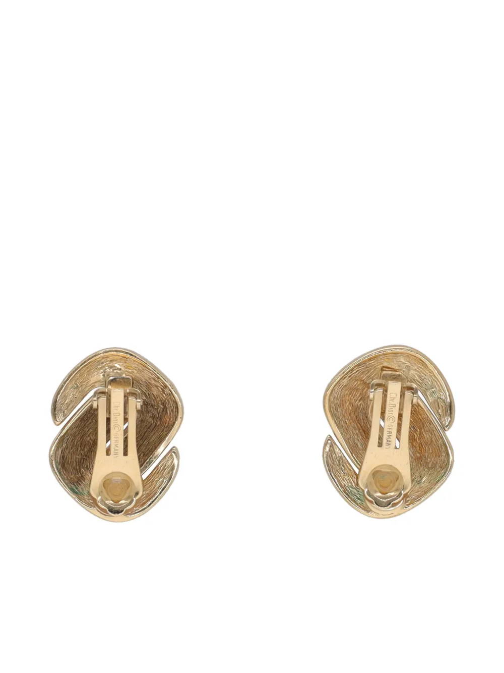 Christian Dior Pre-Owned rhinestone-embellished earrings | Image 2
