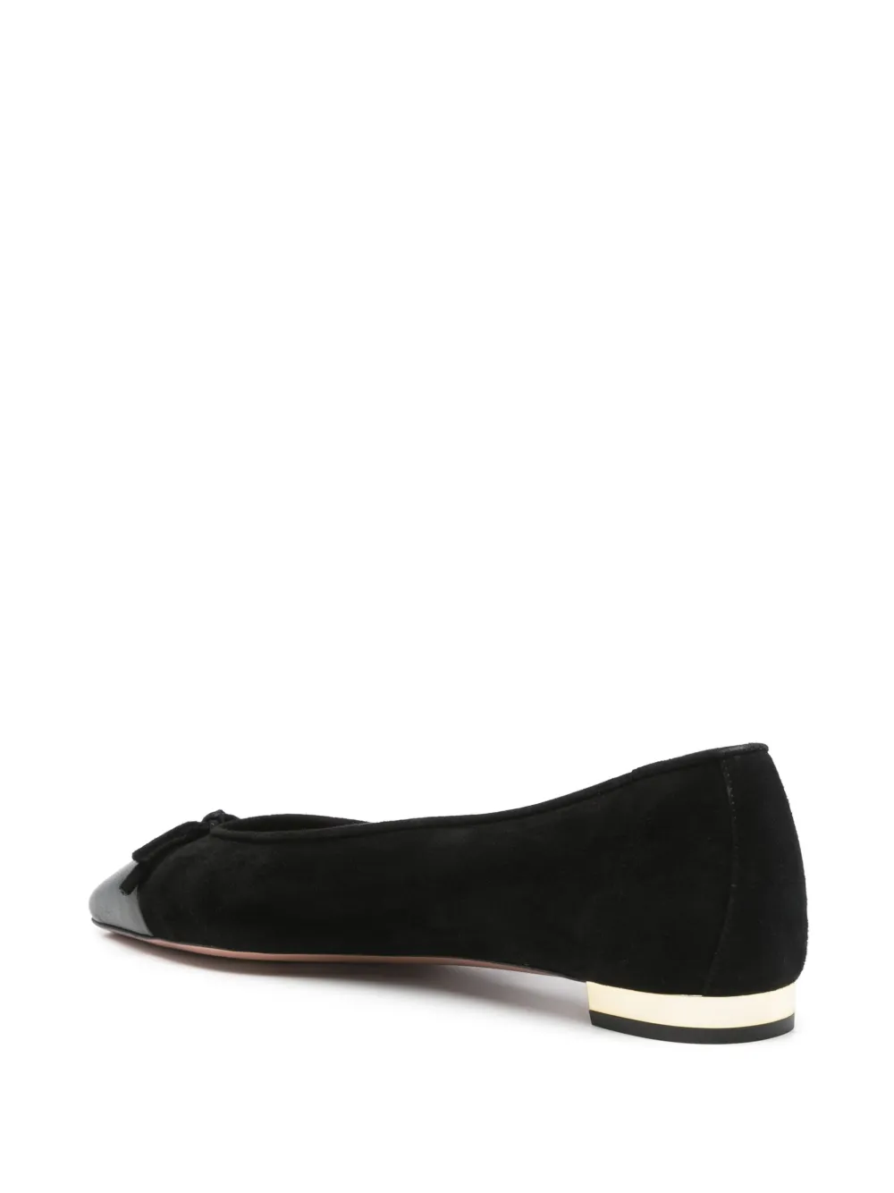 Aquazzura bow-detail ballet flats Black
