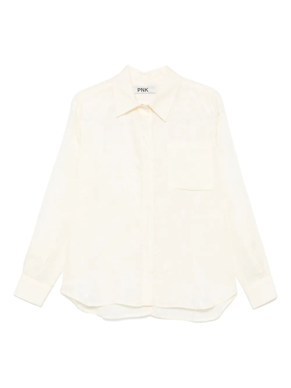 PNK open-back linen shirt | Yellow | Image 1