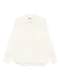 PNK open-back linen shirt - Yellow