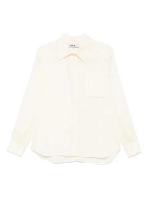 PNK open-back linen shirt