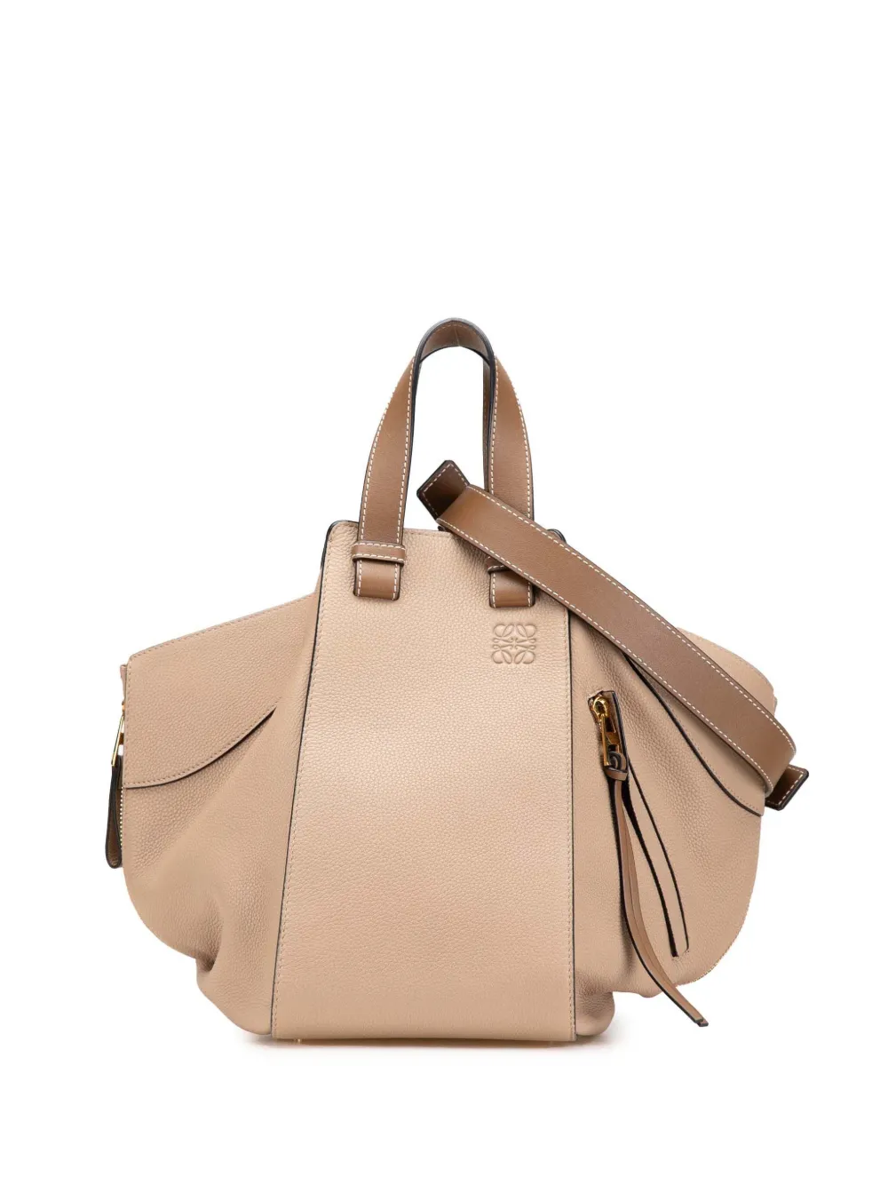 Loewe Pre-Owned 2018 Medium Leather Hammock Bag satchel | Brown | Image 1