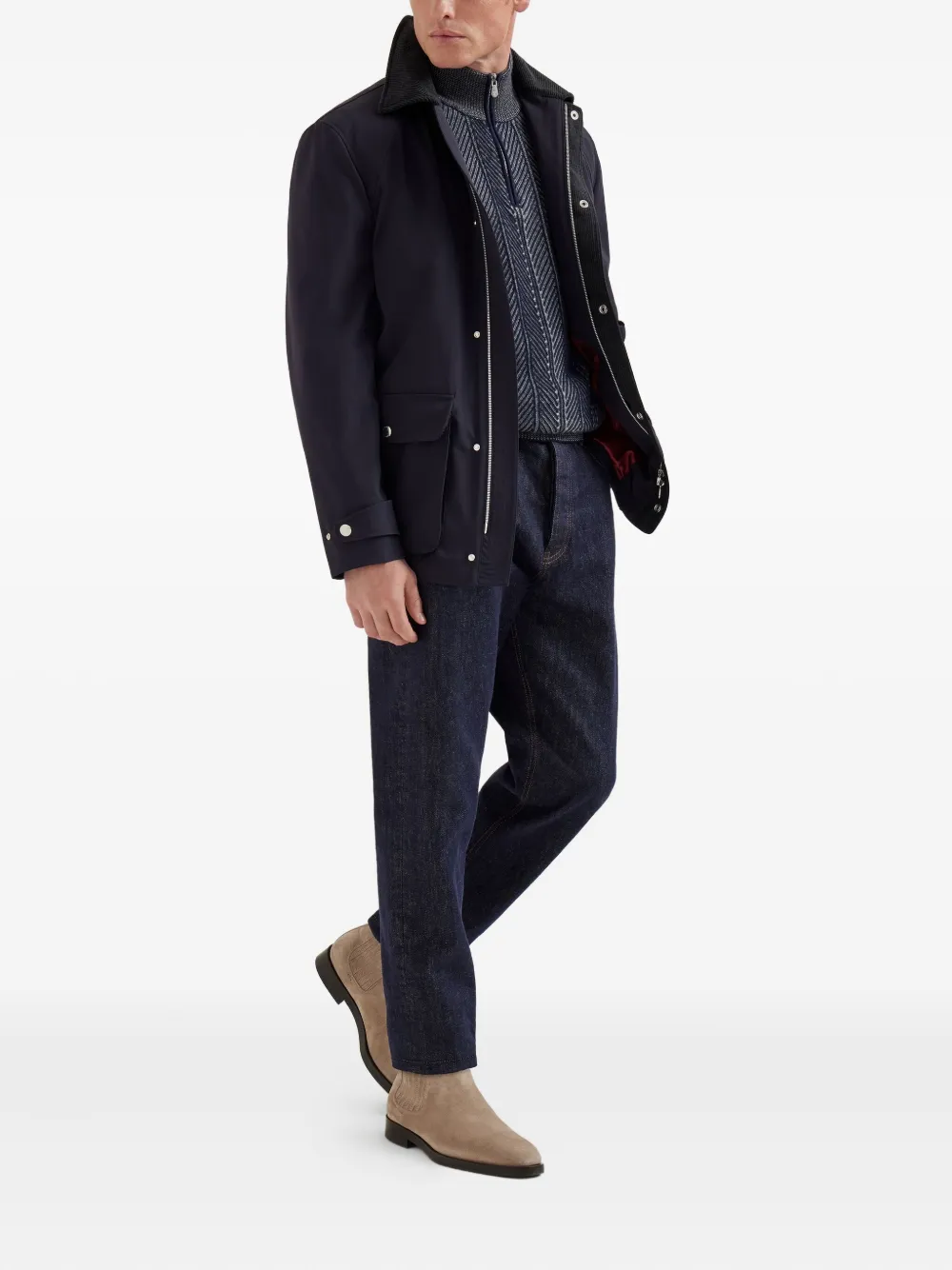 Brunello Cucinelli snap-fastening jacket | Vestes militaire | Image 2