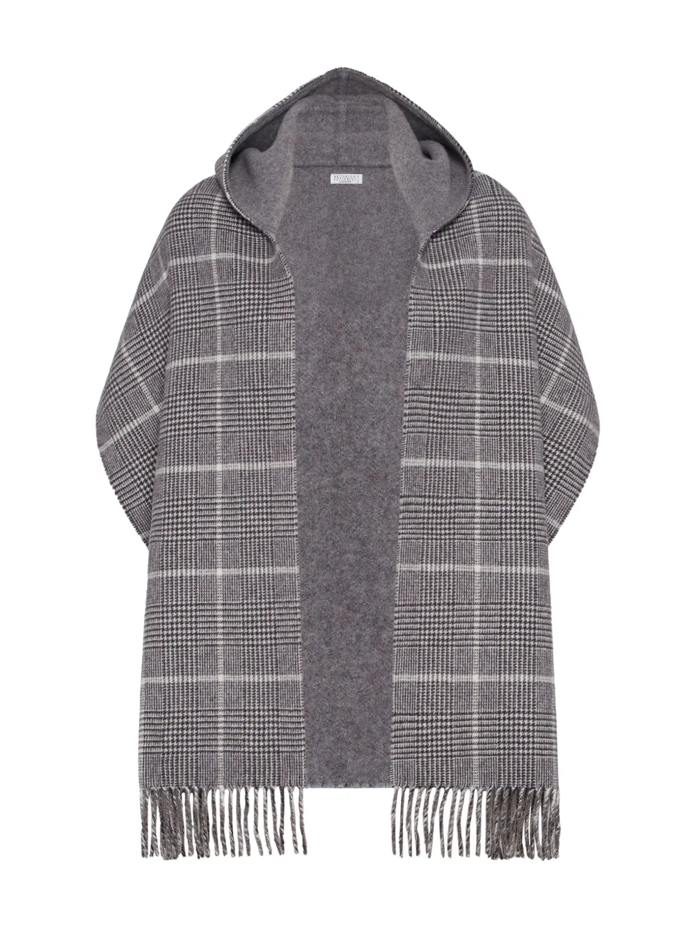 checked cashmere scarf