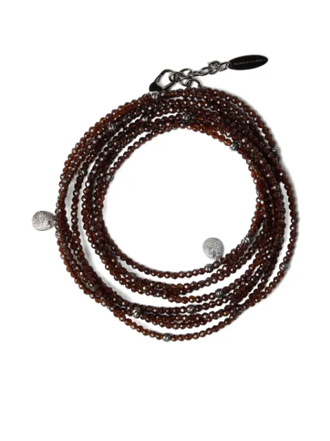 Brunello Cucinelli crystal-embellished wrap bracelet
