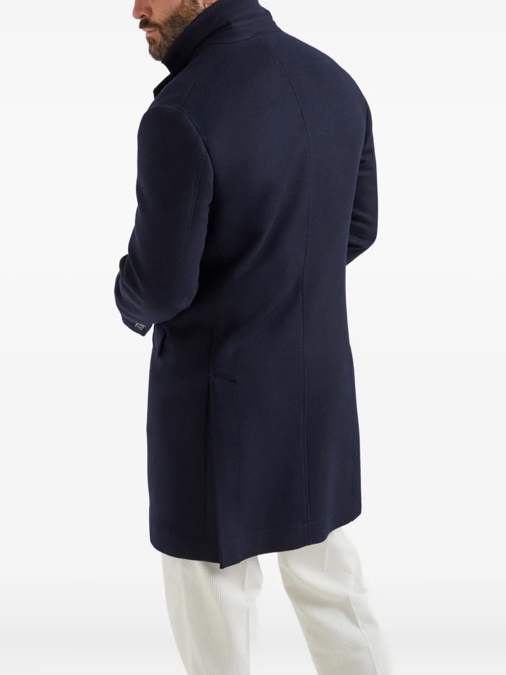 Brunello Cucinelli Getailleerde jas Blauw