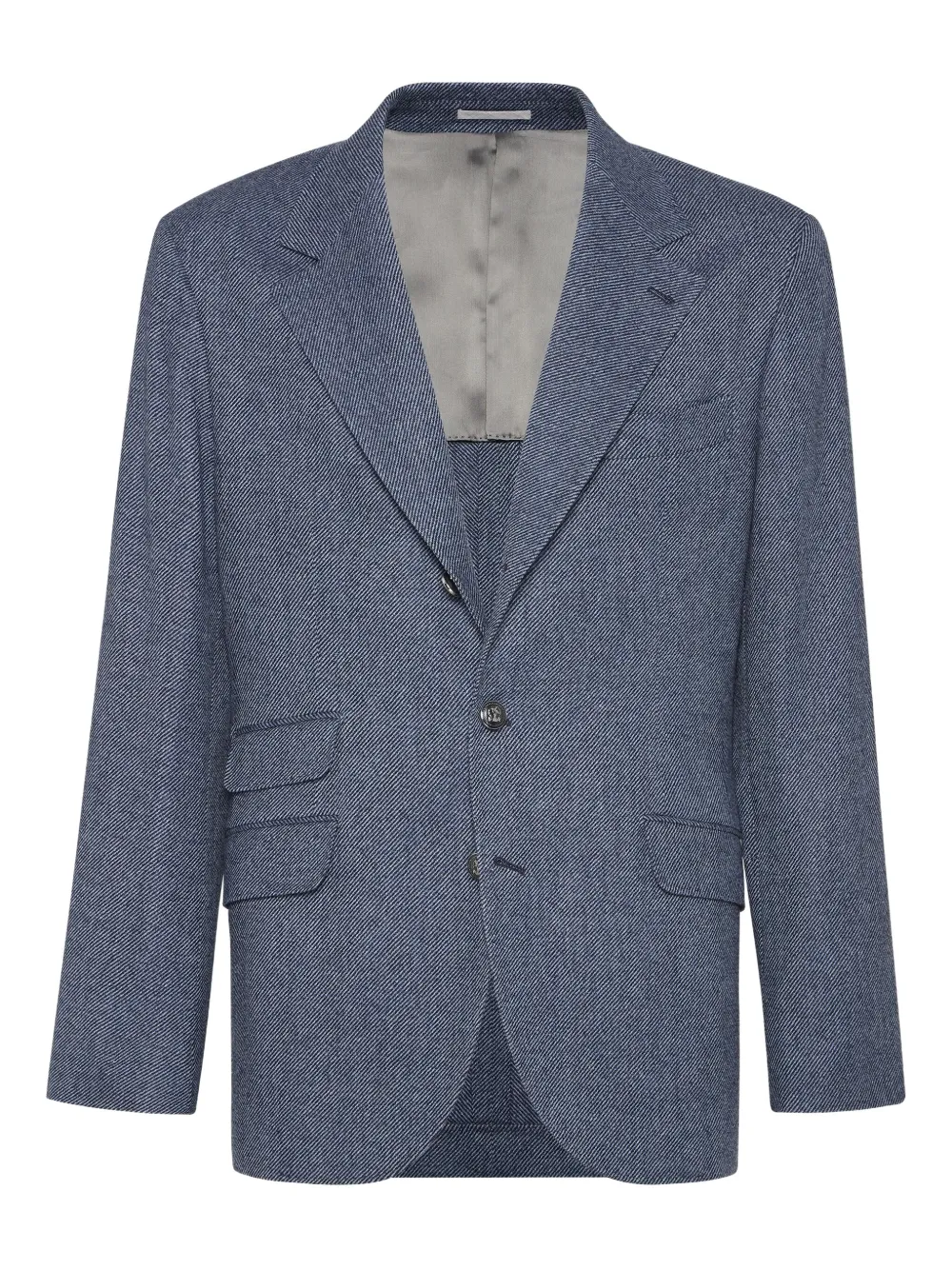 Brunello Cucinelli Cavallo wool-blend blazer | bleu | Image 1