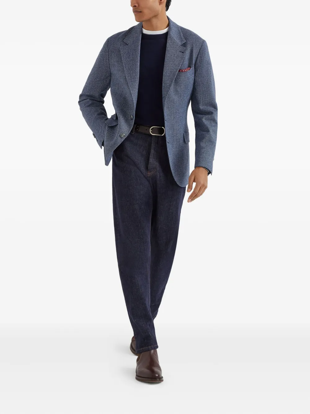 Brunello Cucinelli Cavallo wool-blend blazer | Blazers | Image 2