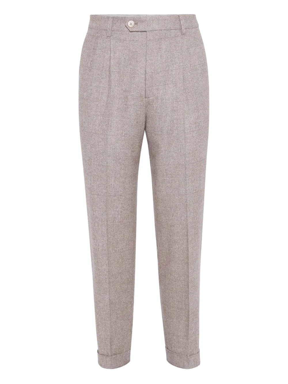 Brunello Cucinelli pleated tailored trousers | Neutrals | Image 1