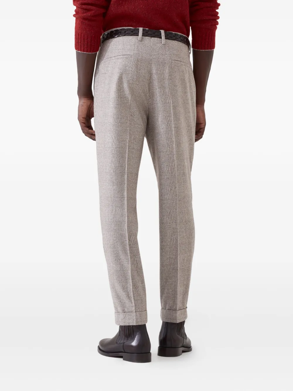Brunello Cucinelli Geplooide pantalon Beige