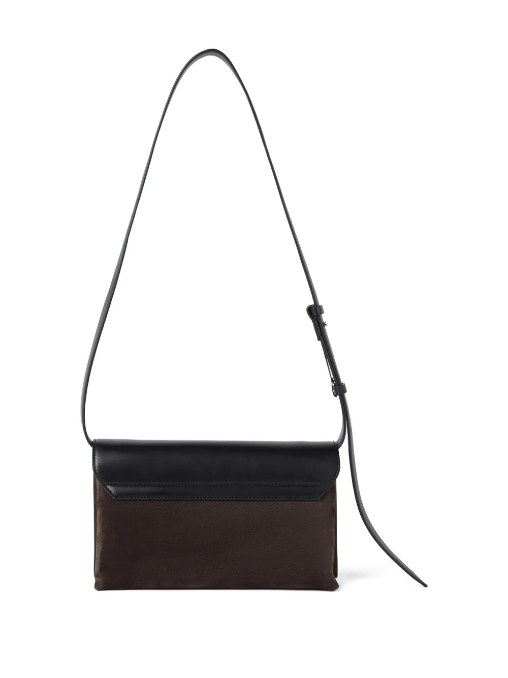 Brunello Cucinelli Suède crossbodytas Bruin