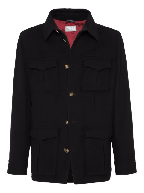 Brunello Cucinelli cashmere military jacket