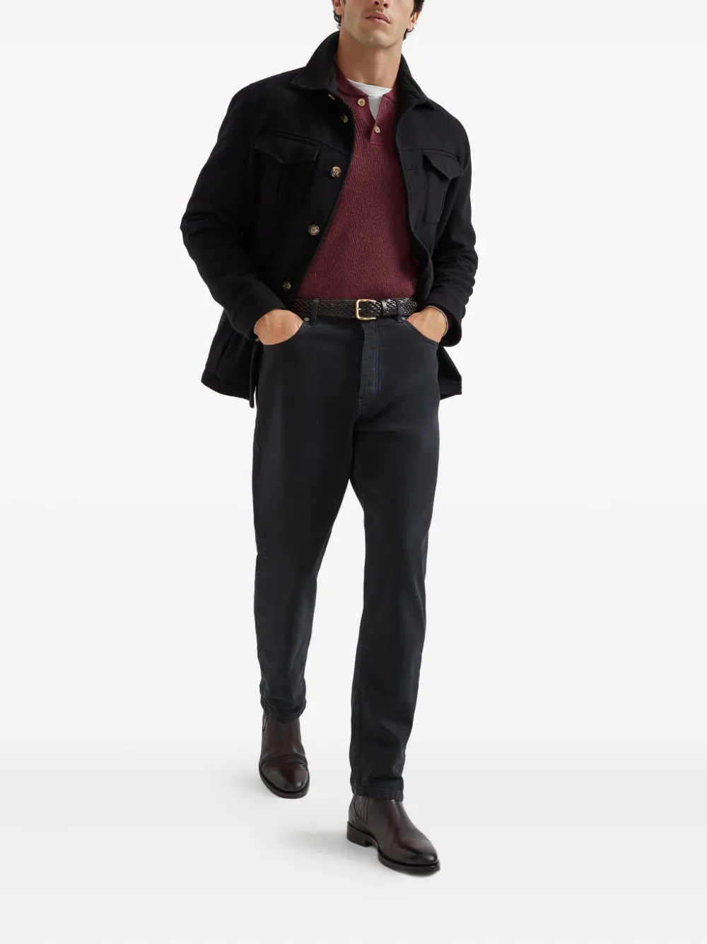 Brunello Cucinelli cashmere military jacket | Military Jackets | Image 2