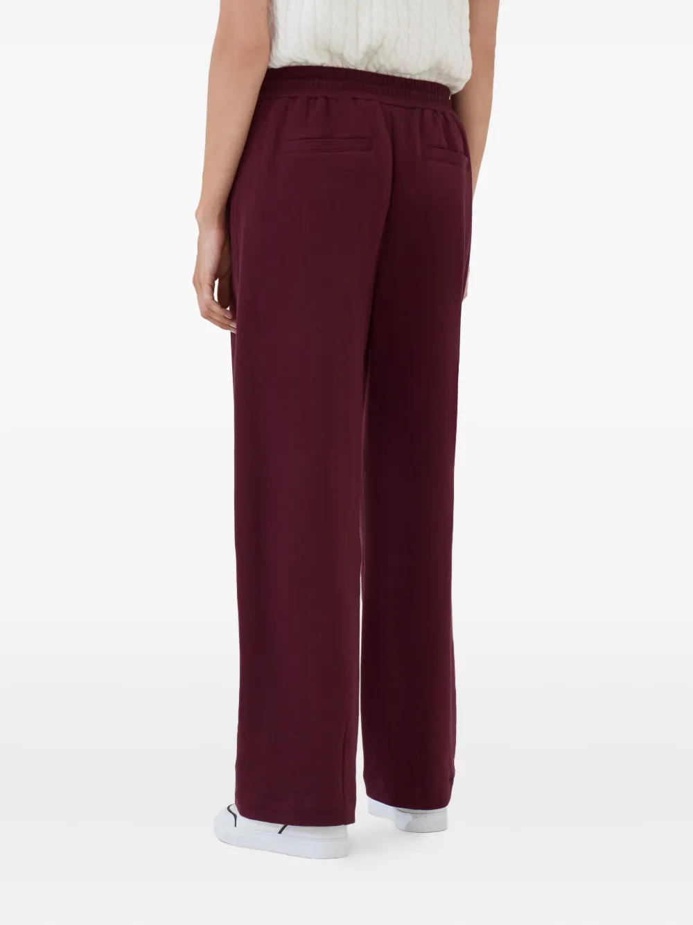 Brunello Cucinelli elasticated-waistband sweatpants Rood