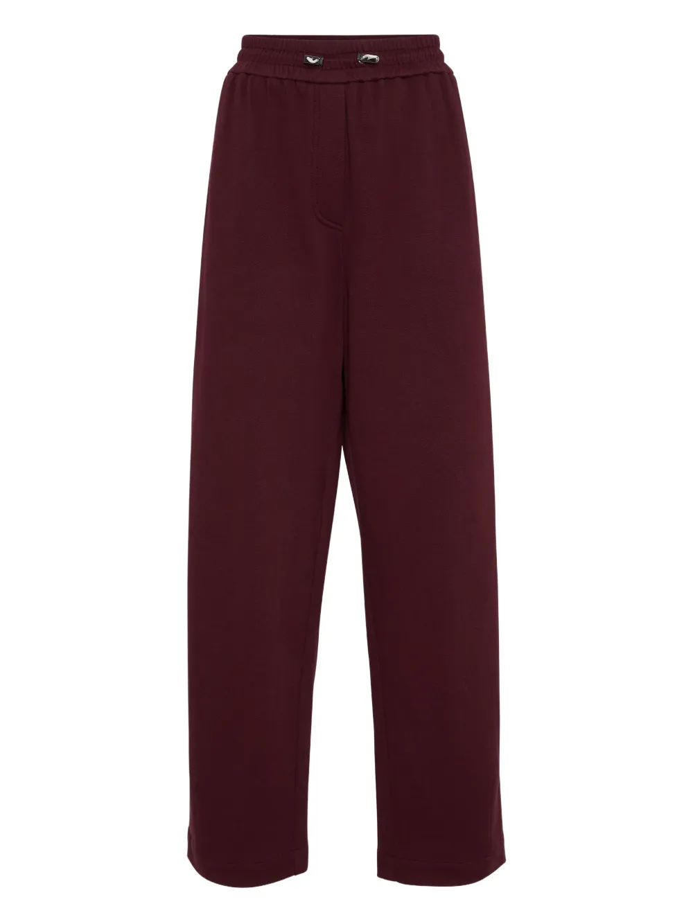 Brunello Cucinelli elasticated-waistband sweatpants Rood