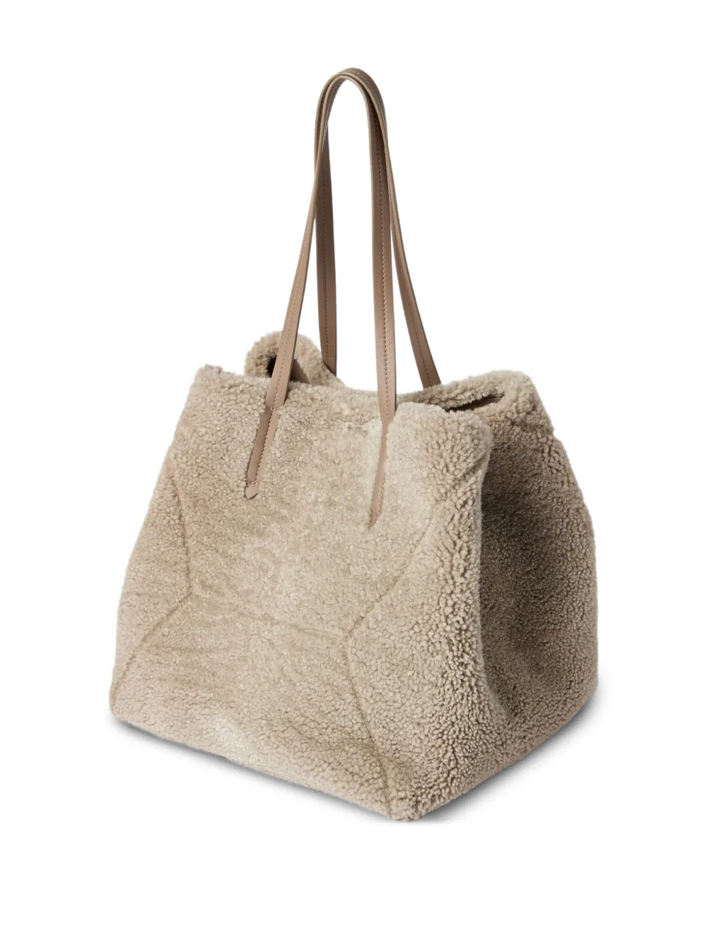 Brunello Cucinelli Lammy shopper Beige