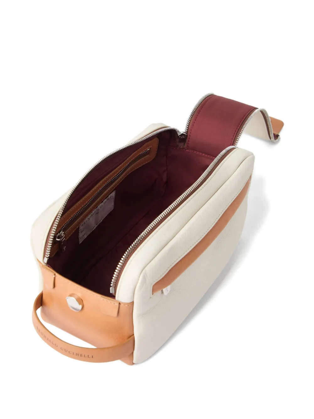 Brunello Cucinelli Cowhide Beauty Case With Double Zipper