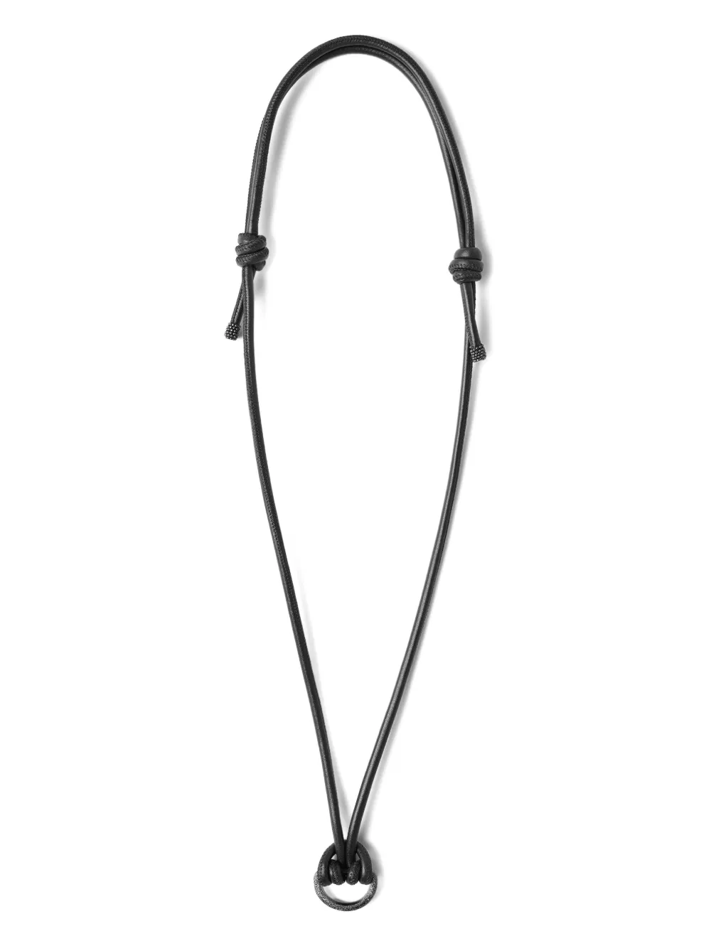 Brunello Cucinelli collar ajustable con soporte para lentes | marrón | Image 1