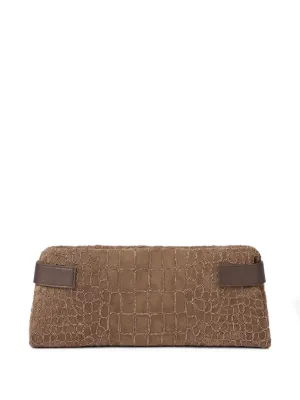 クラッチバッグ BRUNELLO CUCINELLI Woven clutch bag Brown MB39D2697 Brunello Cucinelli Woven Clutch Bag | italist