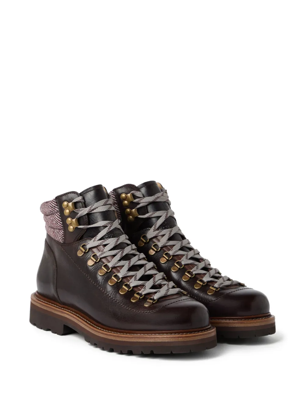 Brunello Cucinelli lace-up hiking boots | Botas de montaña | Image 2