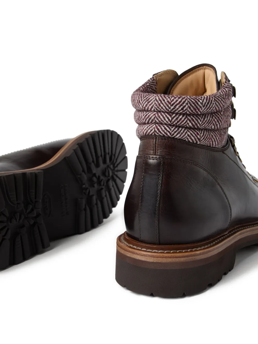 Brunello Cucinelli lace-up hiking boots Bruin