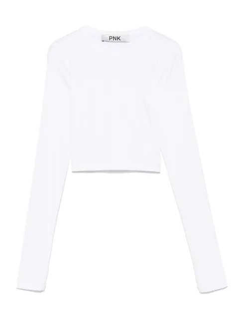 PNK long-sleeved cropped top