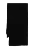 Jil Sander wool scarf - Black