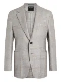 Zegna checked blazer - Grey