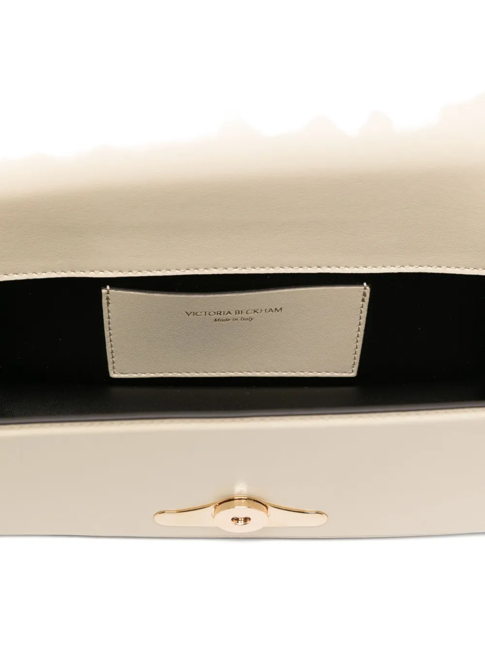 Victoria Beckham 202 leren clutch Beige