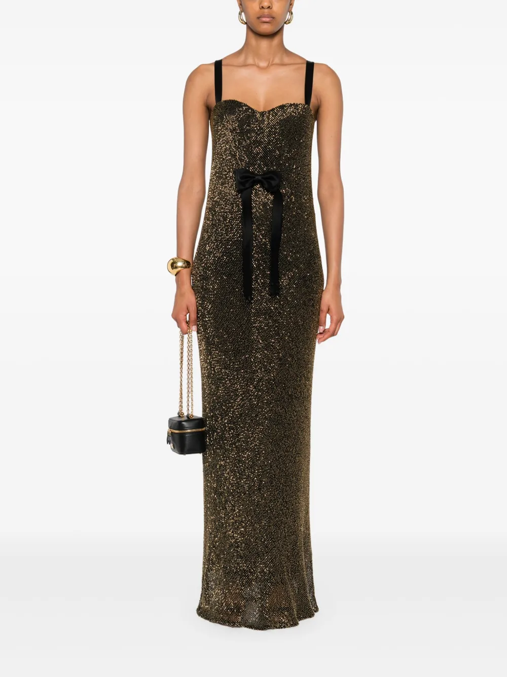 SILK LOVE & LACE sequin silk maxi dress | Evening Dresses | Image 2