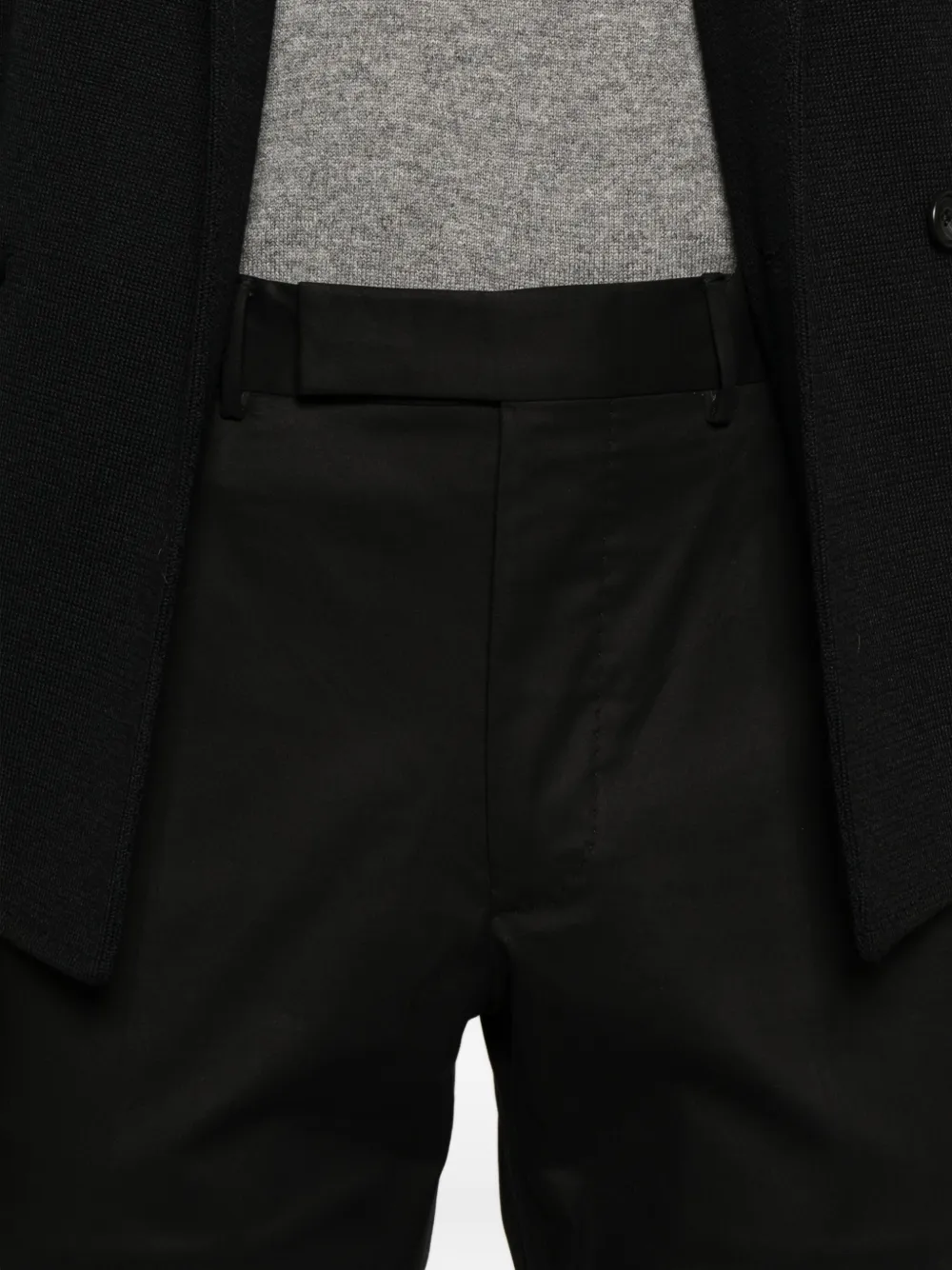 Zegna Broek met verborgen sluiting Zwart