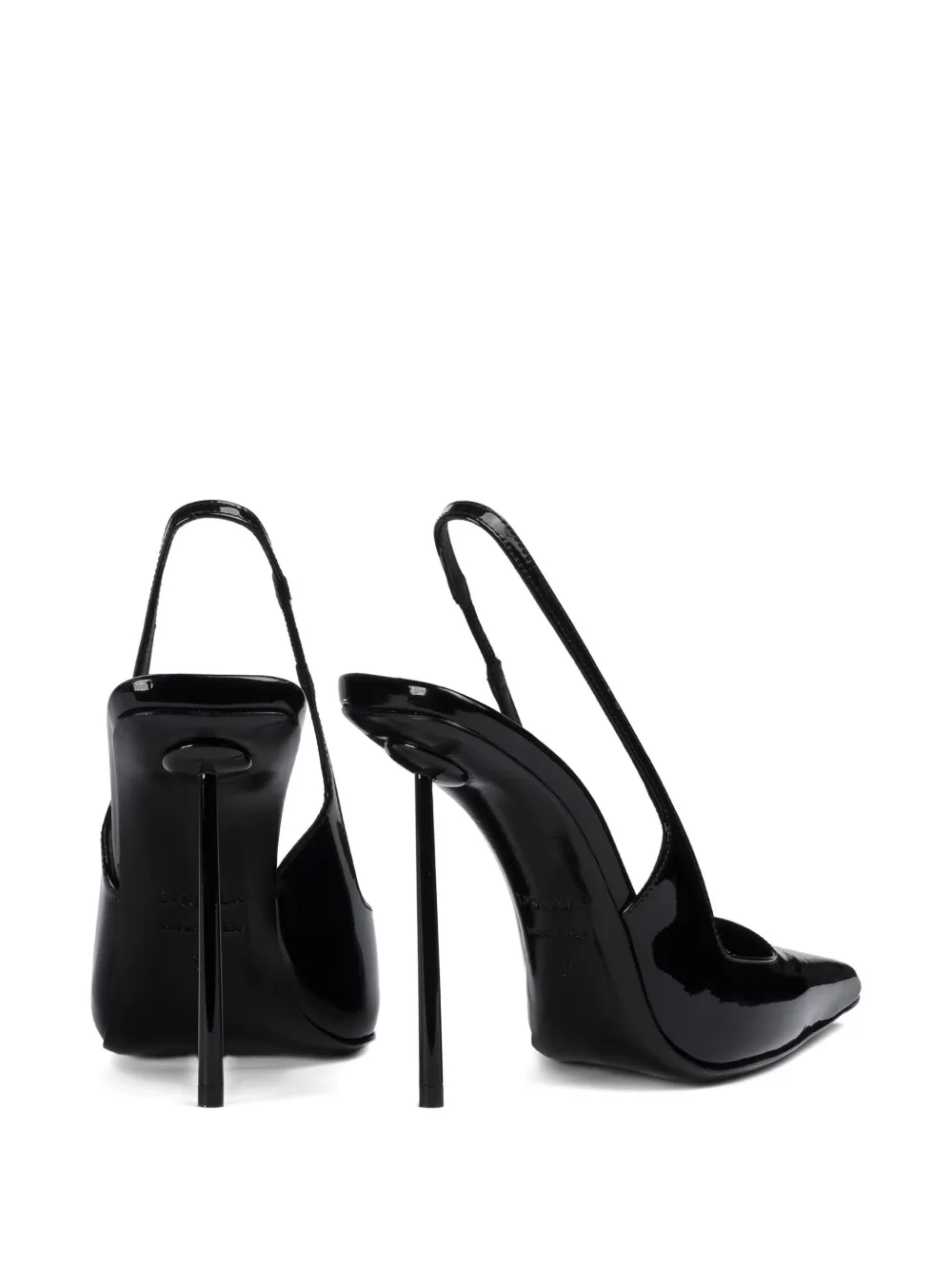 Le Silla 120mm Amelia slingback pumps 001 NERO