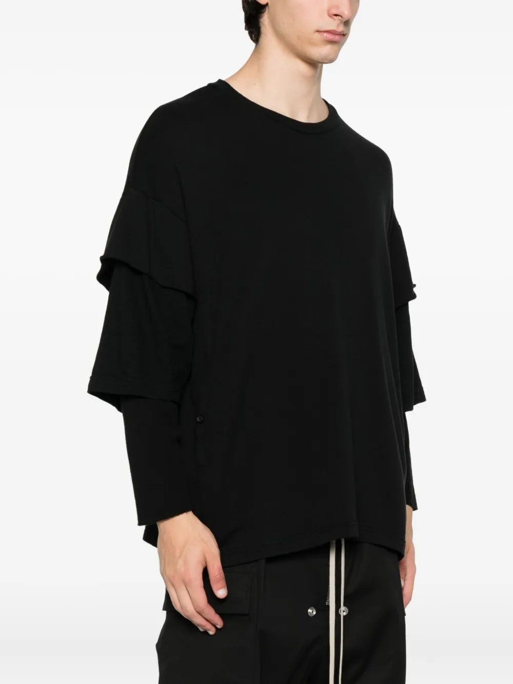 Undercover Gelaagd T-shirt Zwart