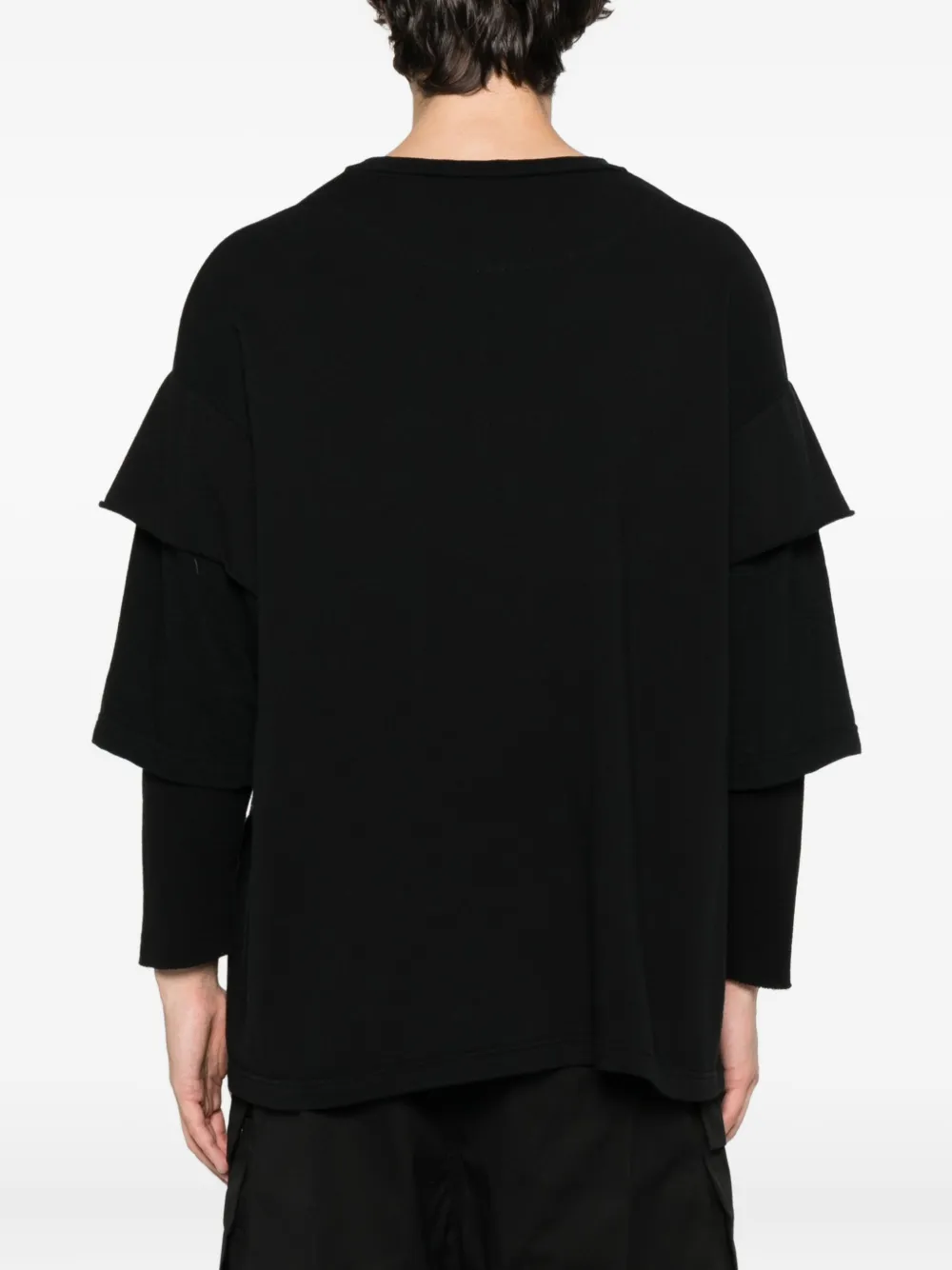 Undercover Gelaagd T-shirt Zwart