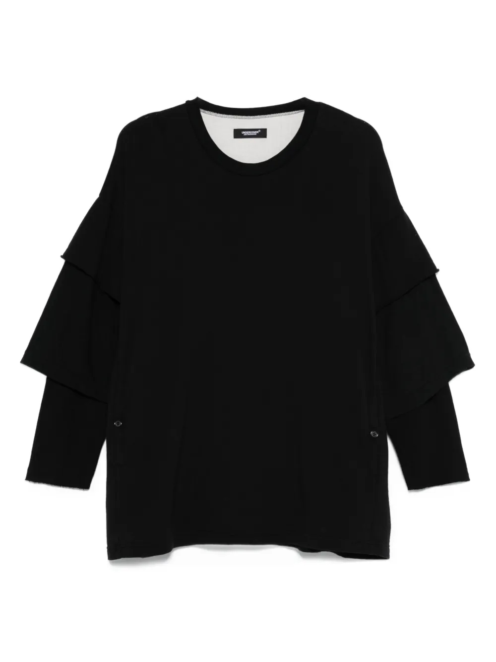 Undercover Gelaagd T-shirt Zwart