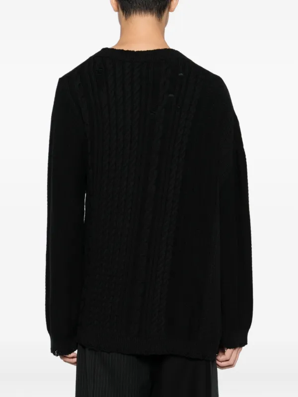 Enfants Riches Déprimés アシンメトリー カーディガン | ブラック