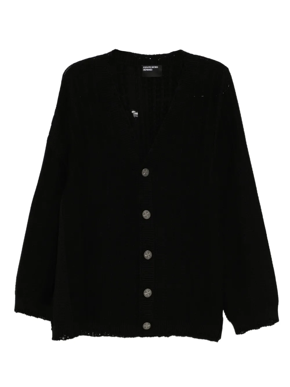 Enfants Riches Déprimés asymmetrical cardigan | Black | Image 1