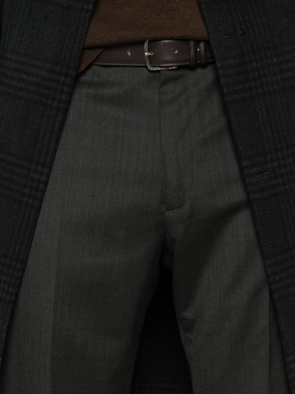 Zegna Plooibroek Grijs