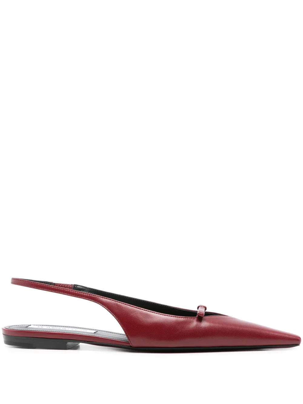 Victoria Beckham Slingback pumps met puntige neus Rood