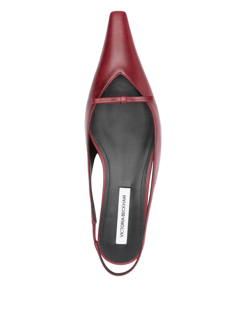 Victoria Beckham Slingback pumps met puntige neus Rood