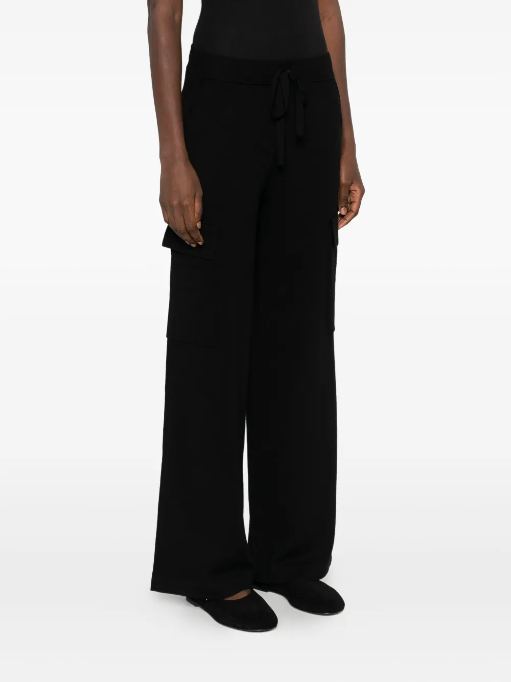 P.A.R.O.S.H. Broek met trekkoord Zwart