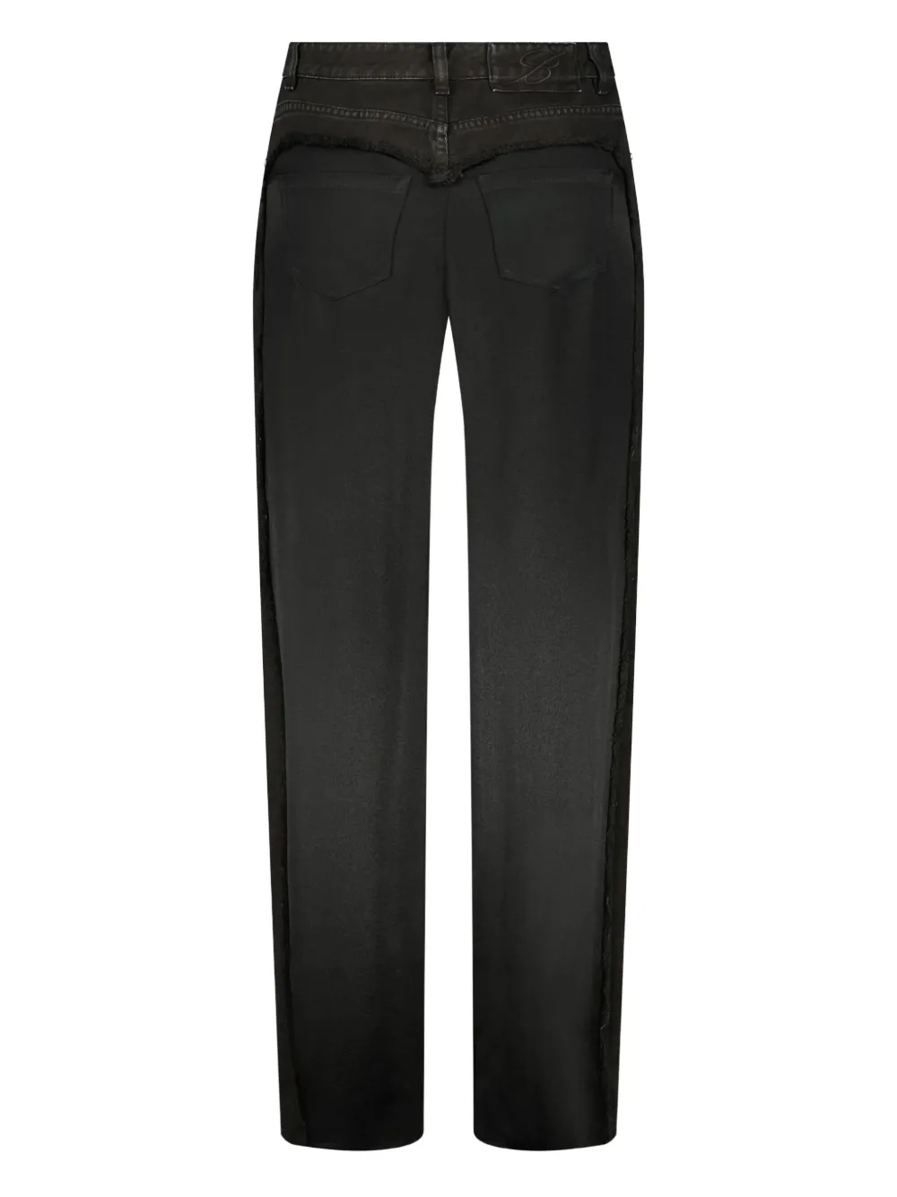 Blumarine frayed-detailing jeans | Straight-Leg Pants | Image 2