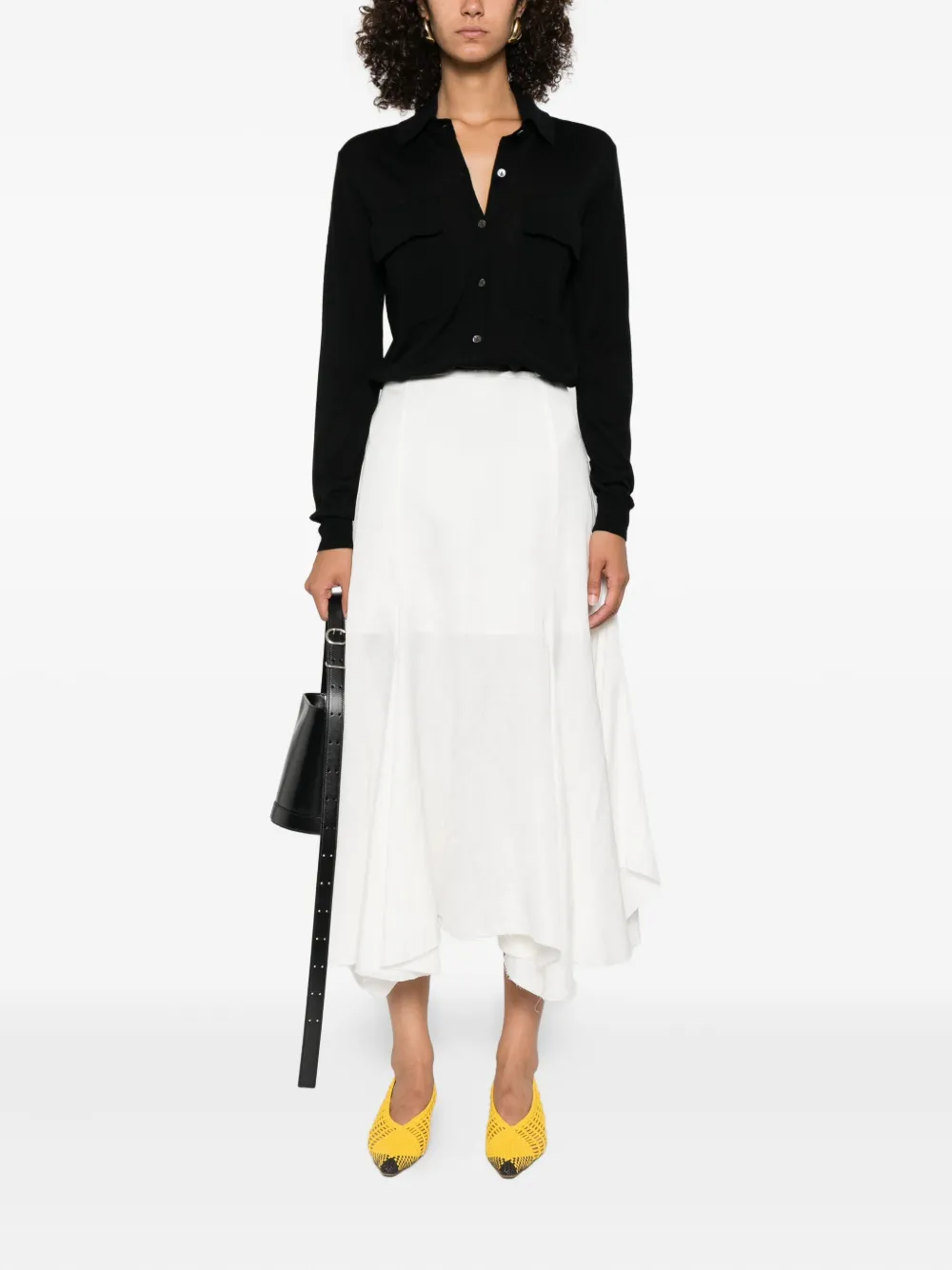 P.A.R.O.S.H. Button-up romper Zwart